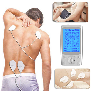 Pijat Kesehatan pulsa rendah elektrik TENS EMS Stimulator otot 24 mode elektroda Unit Tens terapi Digital - Product Image 6