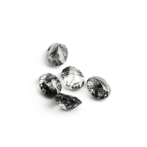 Atacado Natural Turmalina Preta Solta Pedras Preciosas Ovo Em Forma De Corte Oval com Corte Polonês Melhor Preço Por Carat Circular Jewels - Product Image 2