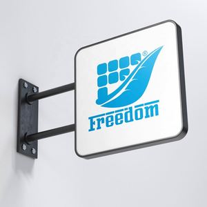 Letrero Luminoso LED de Doble Cara de 50cm, Personalizado, de Plástico, para Montaje en Pared, para Publicidad - Product Image 1