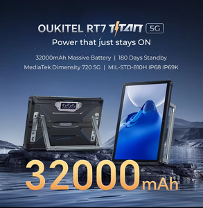 Nueva llegada 10,1 pulgadas OUKITEL RT7 TITAN Tablet 8GB + 256GB Android 13 MediaTek Dimensity 720 Octa Core Rugged Tablet - Product Image 3
