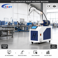 Robot de soudage collaboratif 922 mm/1400 mm/1800 mm de portée, puissance 350 A/500 A, acier au carbone, acier inoxydable, aluminium, robot 6 axes haute précision