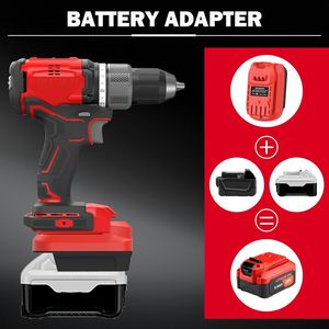 อะแดปเตอร์สำหรับช่างฝีมือ V20เครื่องมือไร้สายสำหรับ dewal/milwaukee <span class=keywords><strong>M</strong></span>-18แบตเตอรี่ลิเธียมแปลงเป็นช่างฝีมือ20V - Product Image 5