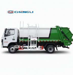 Camion à déchets alimentaires Dongfeng 5,5 m Blue Plate C1, camionnette à ordures légère diesel 4x2 conduite à droite pour le recyclage des déchets de cuisine des restaurants - Product Image 3