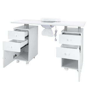 Laci meja kecantikan dan kuku kualitas tinggi furnitur salon disesuaikan meja rias meja kuku - Product Image 3