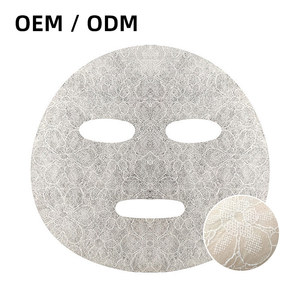 <span class=keywords><strong>Masque</strong></span> facial en tissu sec jetable Y360 au collagène lyophilisé avec dentelle dorée, sans eau, en feuille de papier solide - Product Image 1