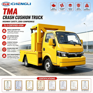 Atténuateur de chocs monté sur camion JMC 4T Double Rangée 5 places 80K TMA pour la sécurité des travaux routiers - Product Image 1