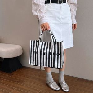 <b>Large</b> Capacity Shopping Tote <b>Bags</b> for Women Girls <b>Canvas</b> Messenger Shoulder <b>Bag</b> Beach Daily Use Handle Handbag - Product Image 4