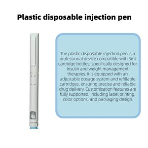 Cartuchos de 3 ml de Bajo <span class=keywords><strong>Precio</strong></span>, <span class=keywords><strong>Pluma</strong></span> de <span class=keywords><strong>Insulina</strong></span> Desechable de Plástico Multidosis, 60 UI - Product Image 5