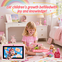 Tablet Anak Pintar 7-Inci Terlaris 2025 Wi-Fi 3000MAH MTK Quad Core Android 12 2GB+32GB Tahan Banting Edukatif