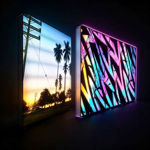 Tool-Free Assembly Sign LED Fabric <b>Light</b> <b>Box</b> for Portable Exhibition Display Stand Trade Show Backdrop Wall <b>Advertising</b> Signage - Product Image 1