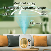 Diffuseur d'arômes intelligent à ultrasons en promotion avec affichage numérique, purificateur d'air mural pour huiles essentielles, idéal pour la maison, les toilettes et l'hôtel