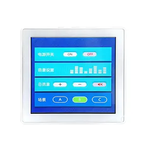 Plastic Smart Home Hvac Wifi Tuya App Lcd Paneel Controller Voor Hrv/ Erv/ Hvac/ Mvhr/Warmtewisselaar Gemaakt In China