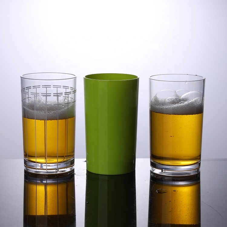 Многоразовые Экологически чистые пластиковые стеклянные шарики с индивидуальным логотипом