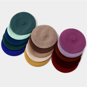 <span class=keywords><strong>Boina</strong></span> <span class=keywords><strong>Francesa</strong></span> de Lana para <span class=keywords><strong>Hombre</strong></span> y Mujer, Varios Colores, Estilo Vintage, Gorra de Artista, Cálida, de Color Sólido, para Uso Diario - Product Image 4