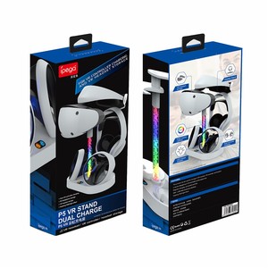 Estación de Carga IPEGA PG-P5V001 para Auriculares PS5 <span class=keywords><strong>VR2</strong></span> y Dos Controles PS5, Base de Carga con Pantalla LED RGB - Product Image 6