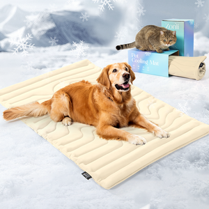 Sommer Kühlmatte für Hunde, Tragbare Eis-Kühlmatte für Haustiere, Waschbare Haustier-Kühlmatte mit <span class=keywords><strong>Gel</strong></span> - Product Image 1
