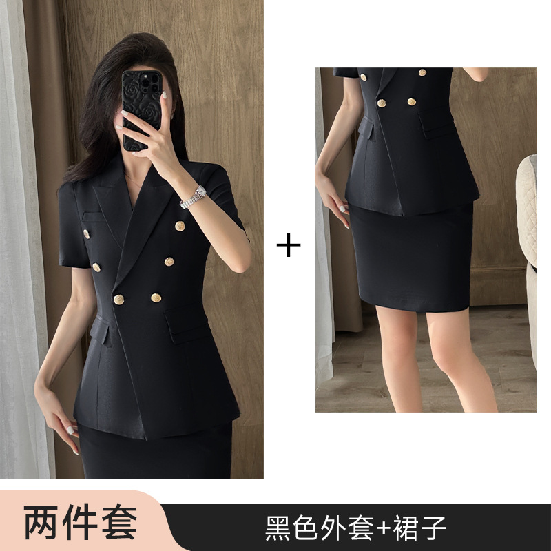 Black coat dress