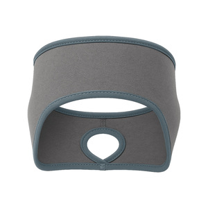 Winter <b>Headband</b> Extra Wide <b>Woolen</b> Warm Ear Protectors With Ponytail Holes For Cycling Casual Use - Product Image 1
