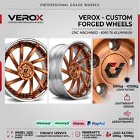 Rines Forjados de Lujo Personalizados VeroX, Rines de Aleación de Aluminio de 20, 22, 24 y 26 Pulgadas, 5x114.3, 5x120, 5x112 para Autos Chevy Impala