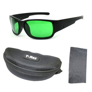 Gafas de Seguridad T-Rex con Lentes Verdes Antivaho, Marco Completo de Policarbonato TR90, Protección para Laboratorio Químico - Product Image 1