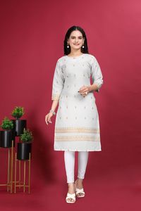 ชุดเดรสลำลองสำหรับผู้หญิงพิมพ์ลายด้วยฟอยล์ชุดเดรสสำหรับใส่ในออฟฟิศทุกวัน - Product Image 6