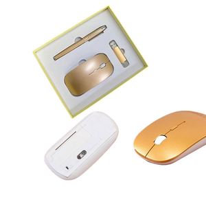 Custom Logo Business Mouse <b>Gift</b> Set Advertising 3pcs Office Holiday Set <b>Gifts</b> with Box - Product Image 2
