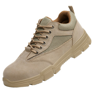 Zapatos de Seguridad para Hombre con Puntera de Acero, Transpirables, de Piel Vacuna, de Caña Baja, Antipinchazos, Anti-Impactos, para Trabajo - Product Image 5