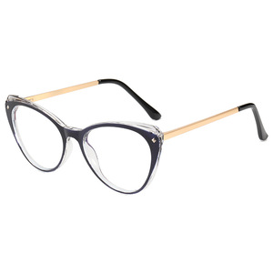 กรอบแว่นตา Cat Eye รุ่น 1906 TR90 แบบเต็มกรอบ ป้องกันแสงสีฟ้า เลนส์ PC สำหรับทุกเพศ สไตล์ยุโรปอเมริกัน - Product Image 4