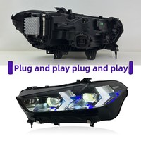 Pour X5 (G05) 2019-2025 – Ensemble de phares modifiés avec nouveaux feux de jour LED en forme de flèche et clignotants 12V