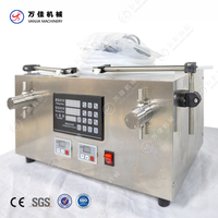 Remplisseur de liquide à pompe magnétique semi-automatique à 2 buses Remplisseur d'huile essentielle de jus de boisson Sauce soja Machine de remplissage de bouteilles d'eau