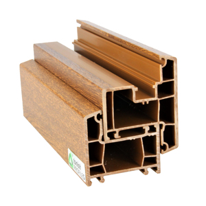 Mạnh Mẽ Và Thép Lót Tăng Cường Bằng Gỗ UPVC Cửa Sổ Hồ Sơ Nhà Máy UPVC Hồ Sơ Nhà Sản Xuất PVC Hồ Sơ Sổ PVC - Product Image 6