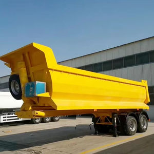 Good Steel 35 CBM 50 Tons Rear Dump Truck Semi <b>Trailer</b> for Sale - Product Image 2