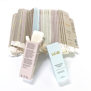 Hộp Bao Bì Mỹ Phẩm Có Thể Phân Hủy Sinh Học Hộp Quà Tặng Chăm Sóc Da Hộp Mỹ Phẩm Vàng Lá - Product Image 1