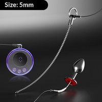 Ensemble de sondes urétrales électriques extra longues, plug anal, perles flexibles en acier inoxydable, jouets sexuels E-Stim pour pénis, fesses, CBT pour hommes