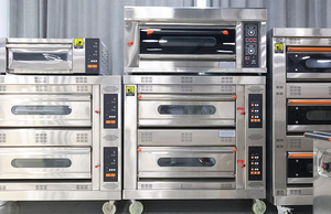 Four électrique commercial Aurbrand <span class=keywords><strong>à</strong></span> 2 étages, plateaux, étagères, commande numérique, 380V, autonome, garantie 1 an pour boulangerie, <span class=keywords><strong>pizza</strong></span>, gâteau - Product Image 5