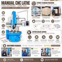 Fraiseuse verticale à colonne unique, tour CNC pour métaux, machine robuste pour grandes pièces, tour CNC manuel