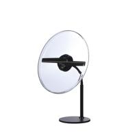 Ventilateur LED holographique de bureau miniature de 30 cm, projecteur holographique 3D avec contrôle par application pour une utilisation éducative, fournisseur OEM