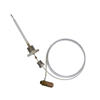 Sonde de température Eurosits 630, alliage cuivre-argent, protection contre la surchauffe, fils de connexion, capuchon en aluminium