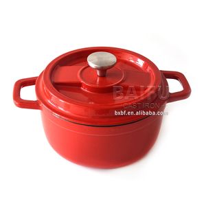 Casserole <span class=keywords><strong>en</strong></span> <span class=keywords><strong>fonte</strong></span> émaillée avec couvercle <span class=keywords><strong>en</strong></span> <span class=keywords><strong>fonte</strong></span> émaillée, Casserole de four néerlandais avec bec verseur - Product Image 2