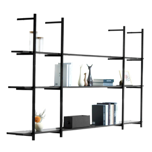 Estantería de pared de Metal para montar, estantería de pared colgante moderna para sala de estar - Product Image 1