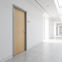 Portes Doubles d'Hôpital, Portes Cliniques, Portes Dentaires, Portes Intérieures d'Bureau Dissimulées, Portes Doubles Battantes en Bois