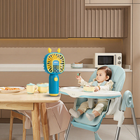 Nouveau ventilateur portable mignon pour animaux de compagnie, mini dessin animé, rechargeable par USB, pour étudiants, avec logo, pour la maison et la voiture