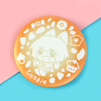 Épingles à Boutons Personnalisées Écologiques en Forme de Dessin Animé Anime avec Logo Personnalisé, Design 3D Pailleté Holographique, Plusieurs Couleurs