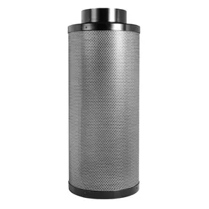 12" Carbon Filter with 100% Air Filtration Australian Virgin Charcoal, Reversible Flange for Duct Fan Combo