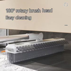 Support mural de nettoyage de salle de bain en fer trois-en-un avec rainure de sol sans angle mort pour <span class=keywords><strong>brosse</strong></span> de toilette <span class=keywords><strong>balai</strong></span> grattage balayage - Product Image 5