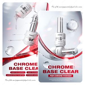 JTING Esmalte Base Cromado Súper Efecto Transparente Sin Adhesión para Polvo Cromado, Gel Base Profesional, OEM, Esmalte de Uñas Personalizado Gratuito - Product Image 4