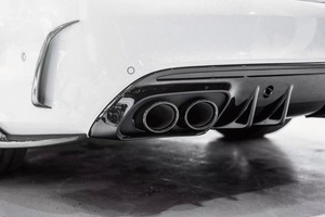 Hot Bán Phía Sau Bumper Lip C43 Một M G Phía Sau Khuếch Tán Với Ống Xả Lời Khuyên Cho Mercedes Benz C Class W205 2014-2019 - Product Image 3