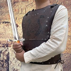 Steampunk femmes Vintage hommes chevalier armures médiéval <span class=keywords><strong>Pirate</strong></span> Costume pour adulte médiéval Cosplay accessoires - Product Image 3