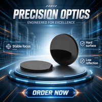 HC-Optics OEM Fenêtres optiques planos en silicium infrarouges thermiques personnalisées avec revêtement antireflet pour équipement de précision