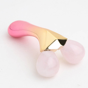 Clearance 100% Natural <b>Jade</b> <b>Roller</b> Massager Face Lift & Skin Tightening Jawline Massage Easy Carry Body-Wide Use Home Commercial - Product Image 1